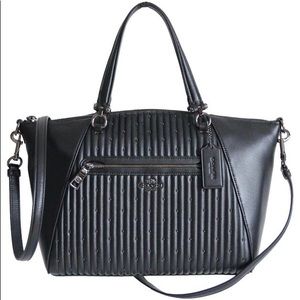 Coach Prairie Quilted Studded Satchel